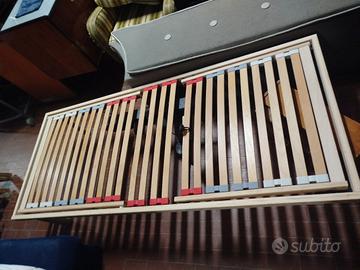 coppia Reti singole a doghe motorizzate