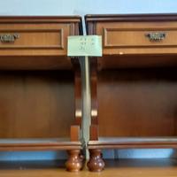 n.2 Comodini,vintage,con due cassettini,Costo £ 15