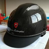 casco carbonio equitazione Lamborghi gp1