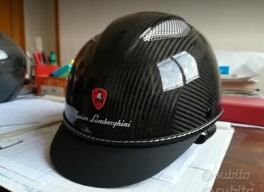 casco carbonio equitazione Lamborghi gp1