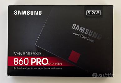 SSD Samsung 860 Pro 512GB Nuovo sigillato