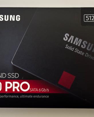 SSD Samsung 860 Pro 512GB Nuovo sigillato
