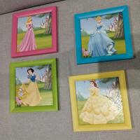 QUADRETTI PRINCIPESSE DISNEY 