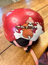 Casco + mascherina bambino/a 5-6 anni