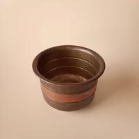 Portavaso portapiante in metallo Etnico Boho Chic