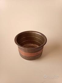 Portavaso portapiante in metallo Etnico Boho Chic