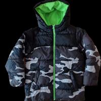 Giubbotto imbottito cappuccio Benetton  6-7 anni