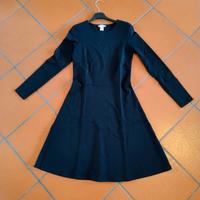 Abito nero midi classico