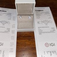 ORECCHINI DIAMANTI PUNTO LUCE, 6.02ct, 3EX, VS1, F