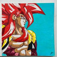 Disegno realizzato a mano Gogeta Dragon Ball
