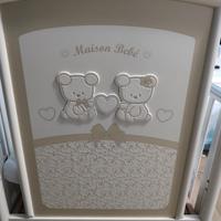 Culla con 2 materassi e giostrina 