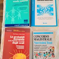 4 libri concorso Magistrale Materna
