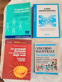 4 libri concorso Magistrale Materna