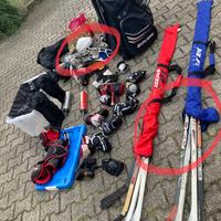 Hockey in Line e ghiaccio attrezzatura