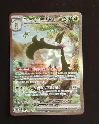 Carta Pokemon Meowscarada EX PAL256