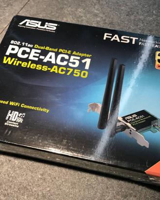 Scheda wireless PCI Asus modello PCE-AC51