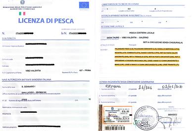 Licenza Pesca G.T 1