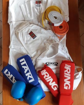 PROTEZIONI, PETTORINA E ACCESSORI KARATE