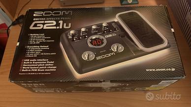 Pedaliera Zoom G2.1u per chitarra