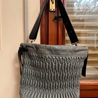 Furla secchiello pelle grigia