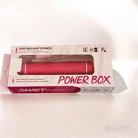 Power bank portatile Rosa 5200mAh Nuovo