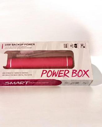 Power bank portatile Rosa 5200mAh Nuovo