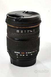Sigma AF 18-50mm f/2.8 per nikon