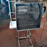 Barbecue a gas con griglie acciaio inox