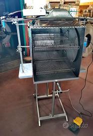 Barbecue a gas con griglie acciaio inox