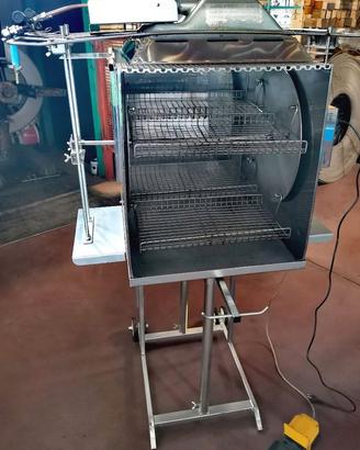 Barbecue a gas con griglie acciaio inox