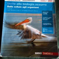 Libro Invito alla biologia azzurro