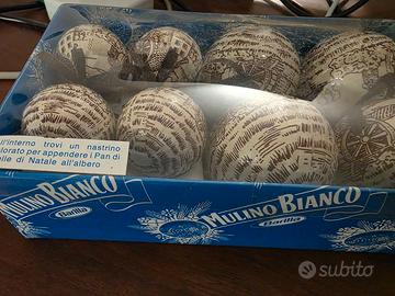 Set 8 Palline di Natale Mulino Bianco (Vintage)
