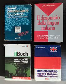 Dizionari Italiano vs Latino, Inglese e Francese