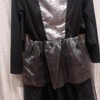 vestito bimba Carnevale /Halloween con mantello 