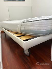 Piazza e mazza letto+materasso