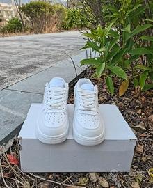 Nike Air Force 1 Uomo 41 Scarpe Bianche Nuove
