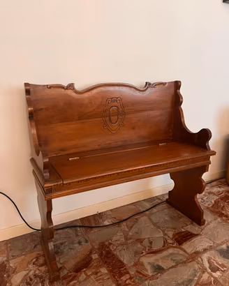 Antica Cassapanca in Legno Massello 1930