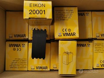 VIMAR EIKON 20001 - Interruttore 1P 16AX grigio