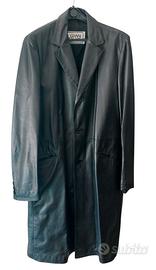 cappotto pelle Versace