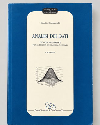 Analisi dei dati – Claudio Barbaranelli 