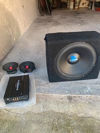 inpianto audio per auto