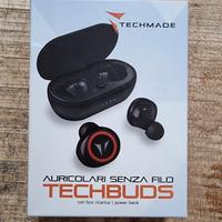 Auricolari bluetooth  senza filo Techbuds Techmade