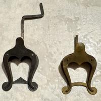 2 X Letturino Pinza Molla Porta Spartito Vintage