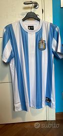 Maglia maradona argentina 1986 con etichetta