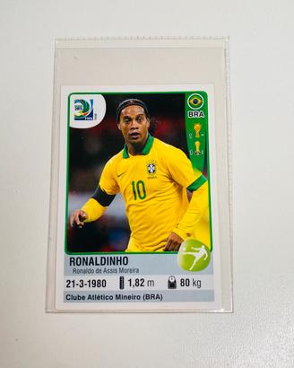 N’51 Ronaldinho Figurina Panini Cofederation Cup