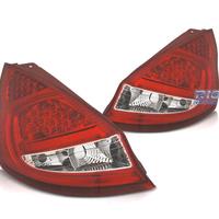 FANALI PER FORD FIESTA MK7 08-12 LED ROSSO CROMATO
