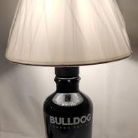 Lampada Bottiglia Gin Bulldog riciclo creativo
