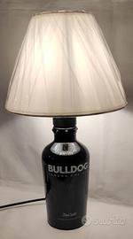 Lampada Bottiglia Gin Bulldog riciclo creativo