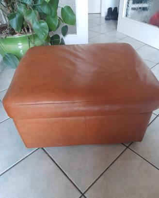 pouf in ecopelle