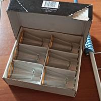 Bicchieri,quadri, set tazzine, terracotta,vassoio